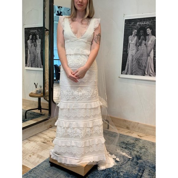 BHLDN Sachin & Babi Inez Wedding Gown Size 2, 4 & 14 NEW - Picture 8 of 8